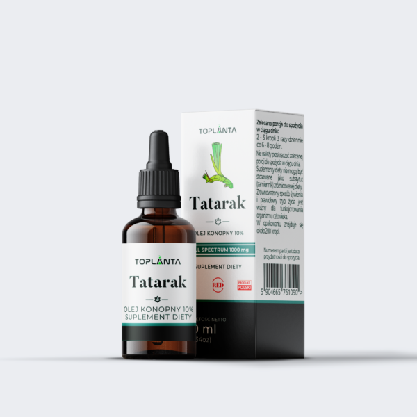 Tatarak Trzustka - 1000 mg CBD - Olejek - 10 ml