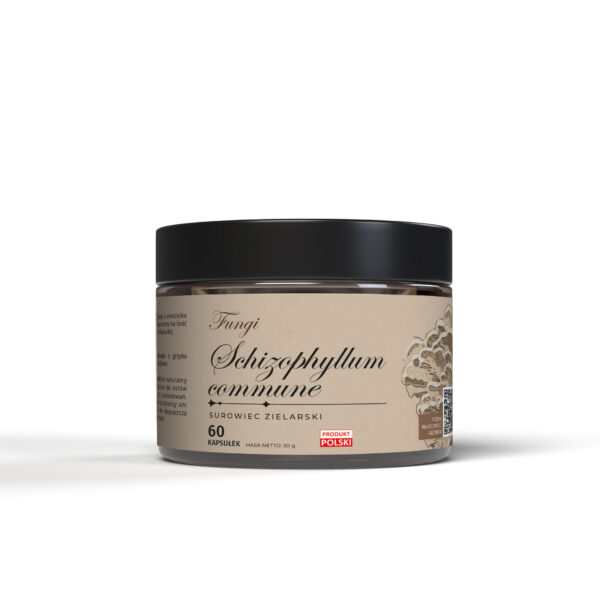Schizophyllum commune (Schizofylan 10 %) – ekstrakt standaryzowany CERTYFIKAT 60 kaps.