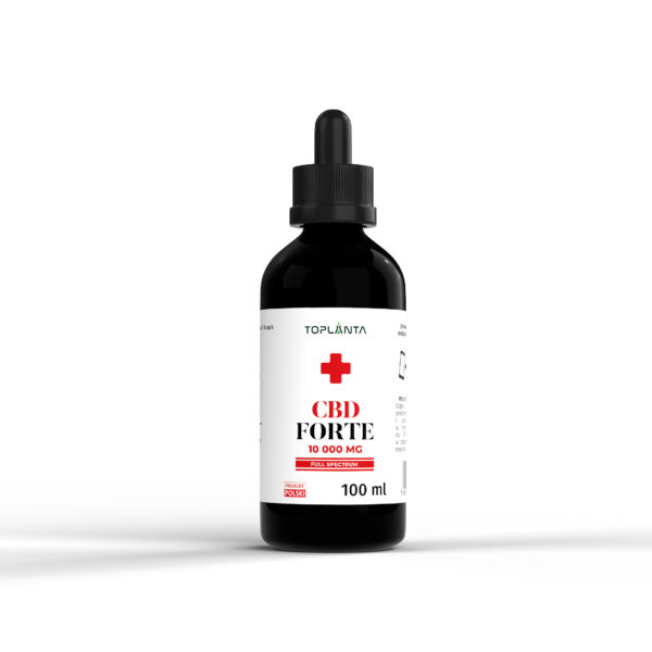 CBD Olejek FORTE 10 000 mg cannbidiolu RED 100 ml Toplanta