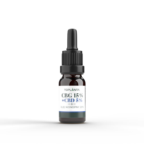 CBG 15% + CBD 5% olejek Toplanta