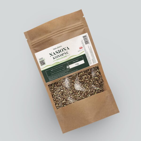 Nasiona spożywcze konopi niełuskane 100g