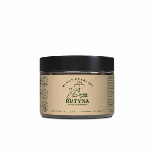 RUTYNA 60kaps.x500mg serce, cholesterol