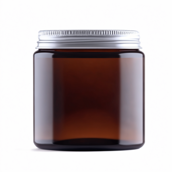120 ml słoik szklany brązowy 58/R3 odporne UV+ Nakrętka 4 kolory do wyboru!