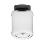 Słoik 2500 ml Typ 23 PET x 10 z przekładka indukcyjną - plombą srebrną